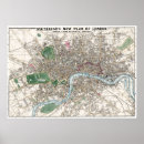 Search for vintage map of london posters British