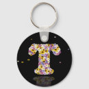 Search for letter t key rings Initial