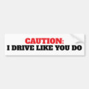 Search for caution bumper stickers Decal