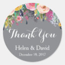 Search for pink and grey birthday party stickers Thank you
