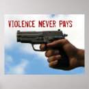 Search for no violence posters Gun