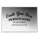 Search for blank table cards Personalisation
