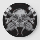 Search for heavy metal clocks Skull