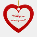 Search for will you marry me decor Red