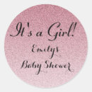 Search for its a girl baby shower stickers Modern