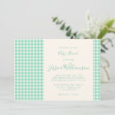 Search for mint baby shower invitations Vintage