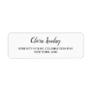 Search for showers return address labels Simple