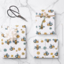 Search for honey bee wrapping paper Modern