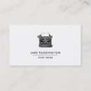 Search for story business cards Writer