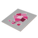 Search for fuchsia tiles Abstract