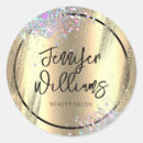 Search for gold foil stickers Business