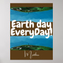 Search for make everyday earth day posters Green