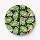 Search for cartoon network paper plates Rick and morty