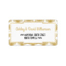 Search for 1920s wedding return address labels Gatsby