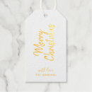 Search for gold foil gift tags Gold and white
