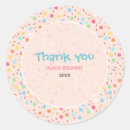 Search for sprinkles thank you stickers Watercolor