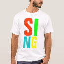 Search for glee tshirts Singer