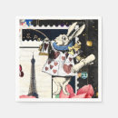 Search for vintage rabbit napkins Alice in wonderland