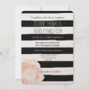 Search for black and white striped wedding invitations Watercolor