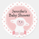 Search for cute lamb stickers Baby shower