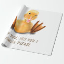 Search for yellow duck wrapping paper Funny