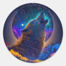 Search for fantasy wolf stickers Animal