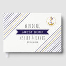 Search for anchor wedding guest books Gold