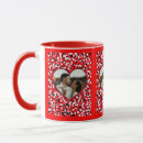 Search for red heart shape mugs Modern