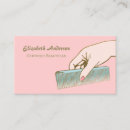 Search for comb business cards Pink