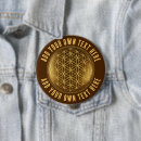 Search for gold fleur de badges Flower of life