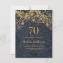 Search for light blue birthday invitations Gold