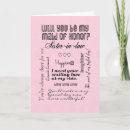 Search for sister in law invitations Bridal party