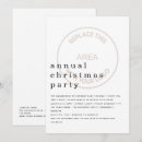 Search for employee party invitations Minimalist