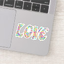 Search for retro hearts stickers Hippie