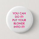 Search for blondes badges Humour