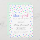 Search for confetti gender reveal invitations Modern