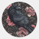 Search for vintage gothic stickers Raven