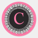 Search for letter c wedding stickers Monograms