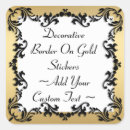 Search for black border stickers Vintage