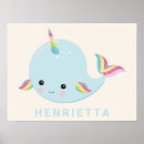 Search for cute narwhal posters Unicorn