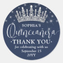Search for glitter quinceanera party stickers For her