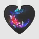 Search for glowing christmas tree decorations Butterfly
