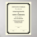 Search for keepsake wedding posters Certificate