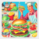 Search for burger illustration stickers Bbq