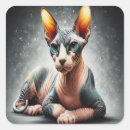 Search for hairless cat stickers Kitty