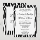 Search for zebra wedding invitations Wild animal