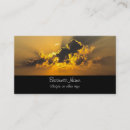 Search for golden business cards Sunrise