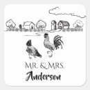 Search for rooster and hens stickers Country