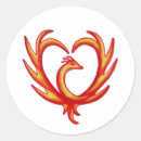 Search for mythical bird stickers Flames