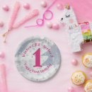 Search for pink snowflake plates Birthday
